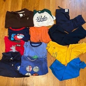 15 pieces or 5 lbs worth of 2T/3T/4T boys clothes